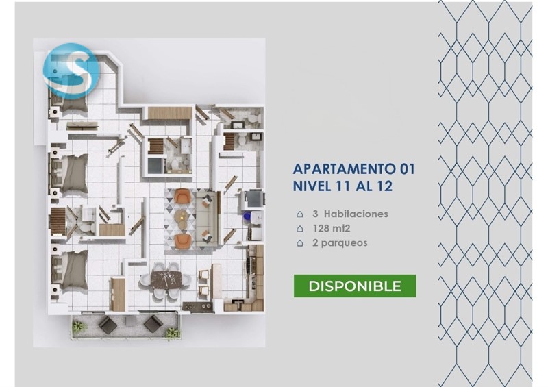 Apartamentos en Venta en La Esperilla, 2 y 3 Habitaciones en República Dominicana