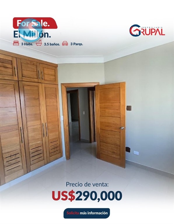 Ático en Venta en El Millón en República Dominicana