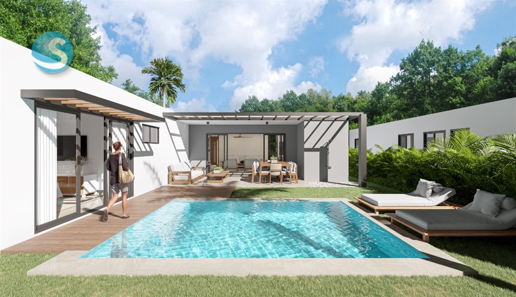 Villas modernas en venta en residencial cerrado de Bávaro