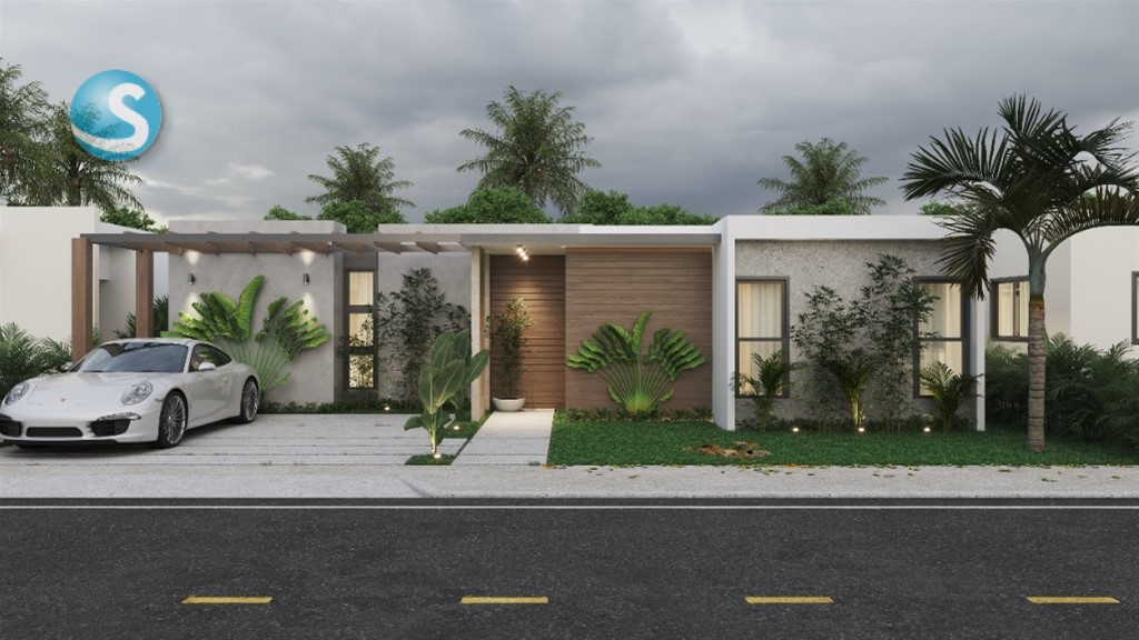 Villas modernas en venta en residencial cerrado de Bávaro en República Dominicana