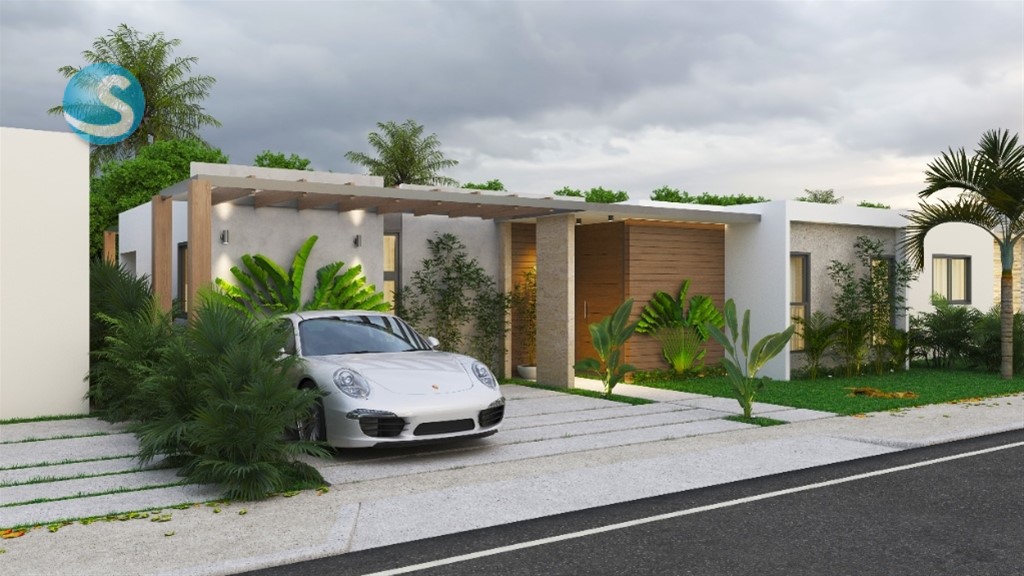 Villas modernas en venta en residencial cerrado de Bávaro en República Dominicana