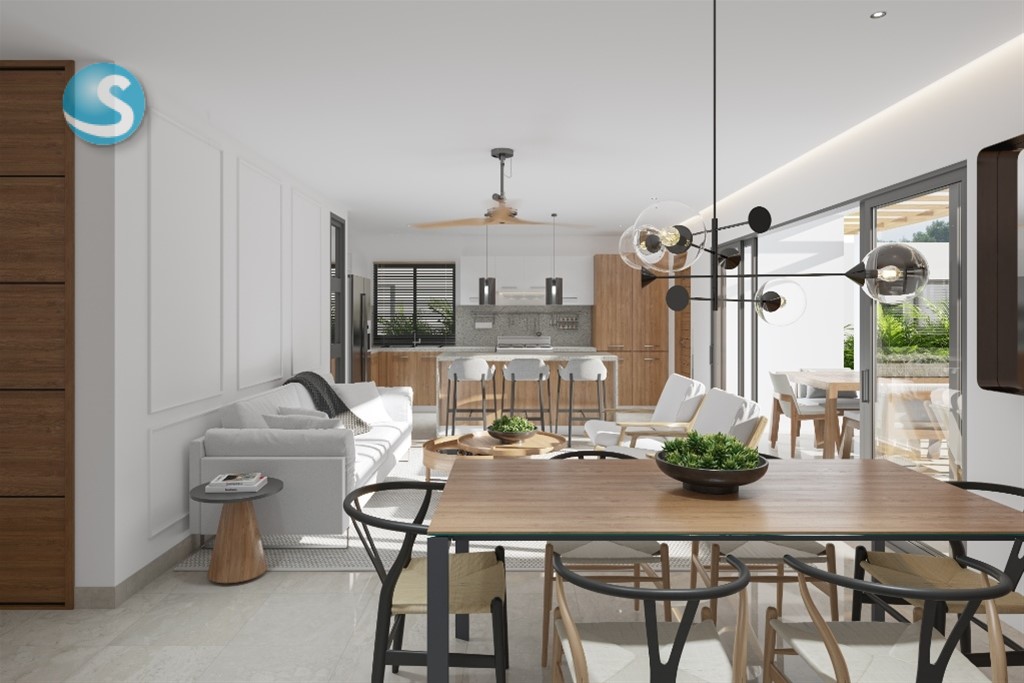 Villas modernas en venta en residencial cerrado de Bávaro en República Dominicana