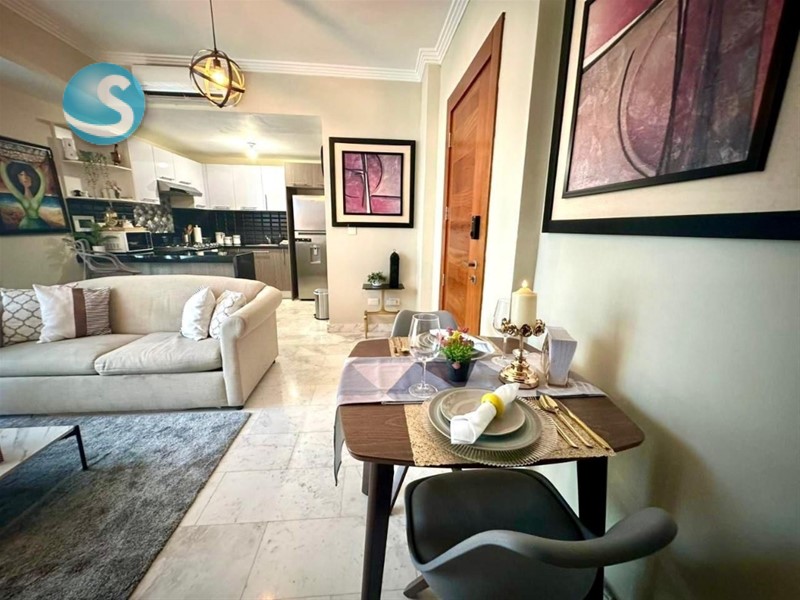 Ático en Venta en La Esperilla, 80 m² Amueblado en República Dominicana