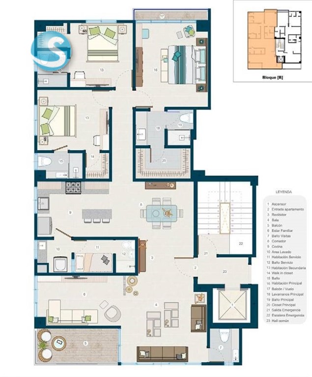 Apartamento en Venta en Mirador Sur en República Dominicana