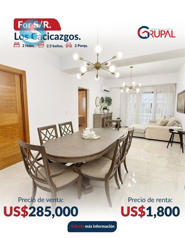 Apartamento en Venta en Los Cacicazgos