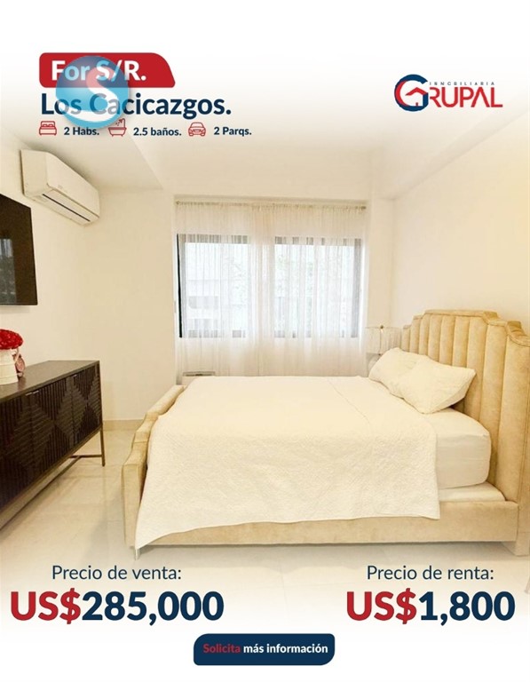 Apartamento en Venta en Los Cacicazgos en República Dominicana