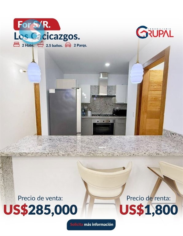 Apartamento en Venta en Los Cacicazgos en República Dominicana