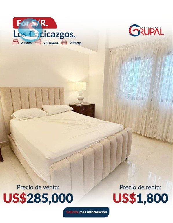 Apartamento en Venta en Los Cacicazgos en República Dominicana