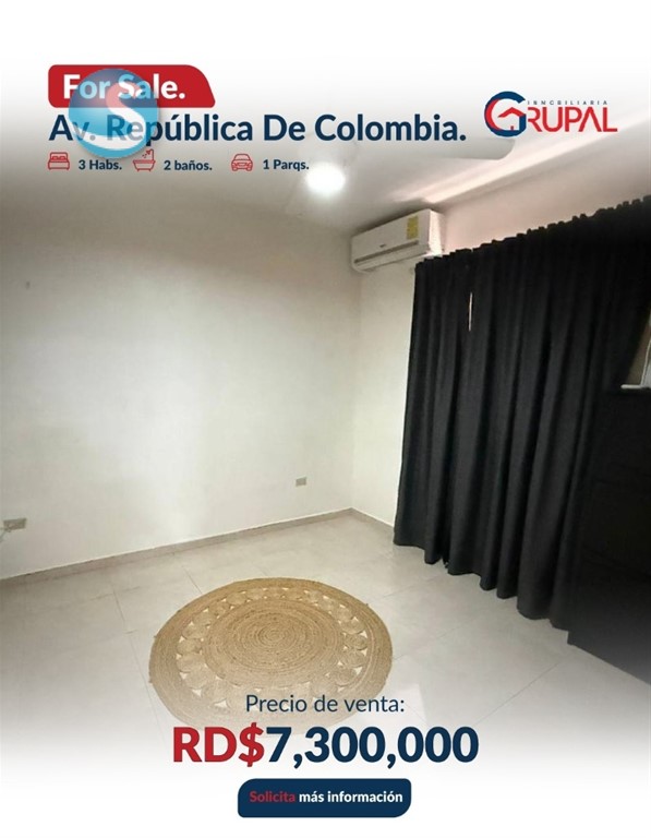 Apartamento en venta en Avenida República de Colombia en República Dominicana
