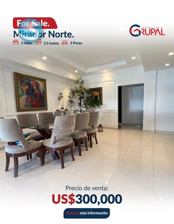 Apartamento en venta en Mirador Norte, ubicación privilegiada en República Dominicana