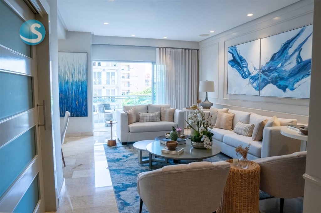 Apartamento en venta en exclusivo edificio de Ensanche Naco en República Dominicana