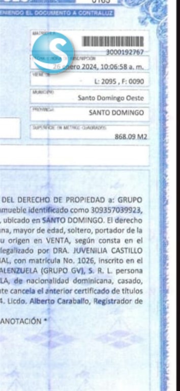 Solar en venta ubicado en Costa Azul en República Dominicana