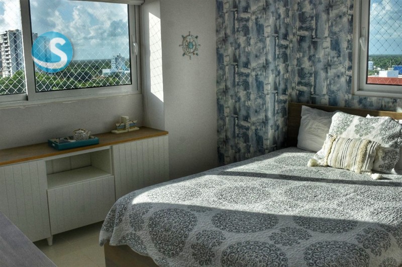 Apartamento amueblado con vista al mar en Juan Dolio en República Dominicana