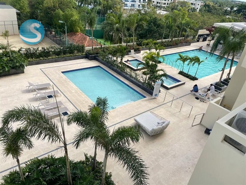 Apartamento amueblado con vista al mar en Juan Dolio en República Dominicana