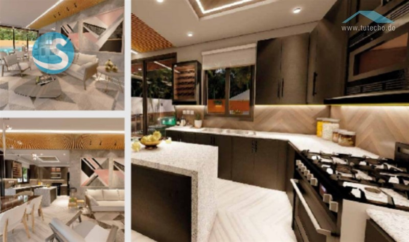 Casa en Venta con Vista Panorámica en Altos de Arroyo Hondo III en República Dominicana