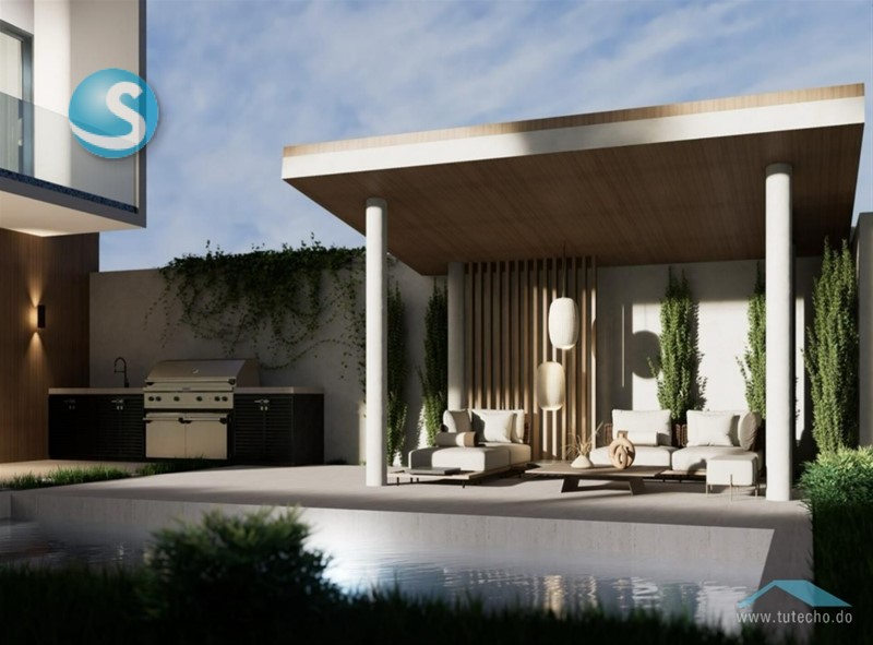 Casa en Venta con Vista Panorámica en Altos de Arroyo Hondo III en República Dominicana