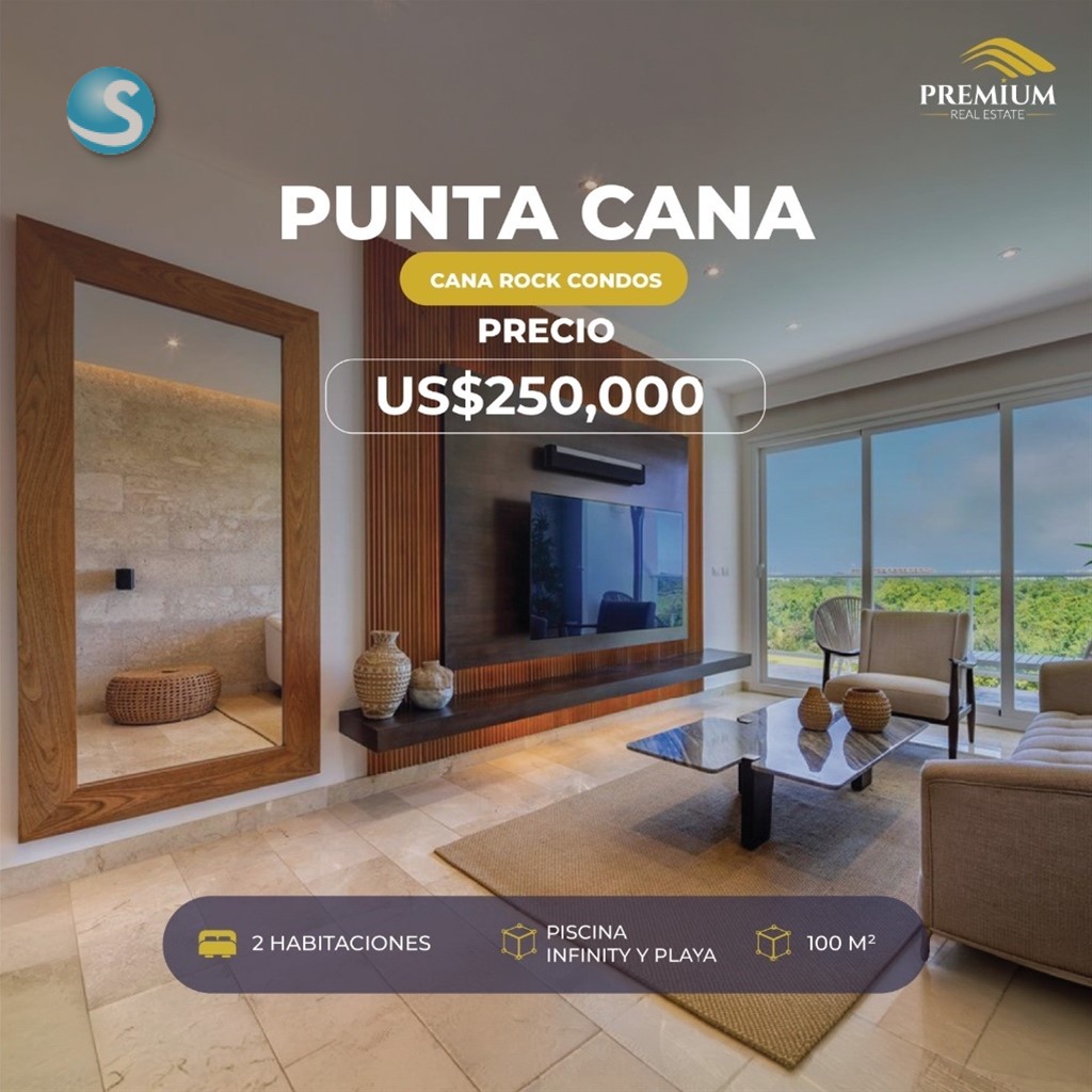 Apartamento amueblado de 2 habitaciones en Bávaro