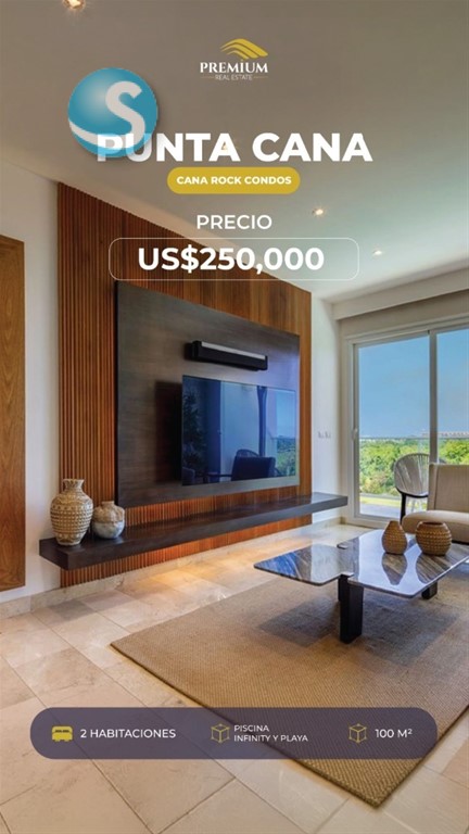 Apartamento amueblado de 2 habitaciones en Bávaro en República Dominicana