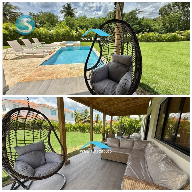 Villa moderna en Metro Country Club, Juan Dolio, con amplio solar en República Dominicana
