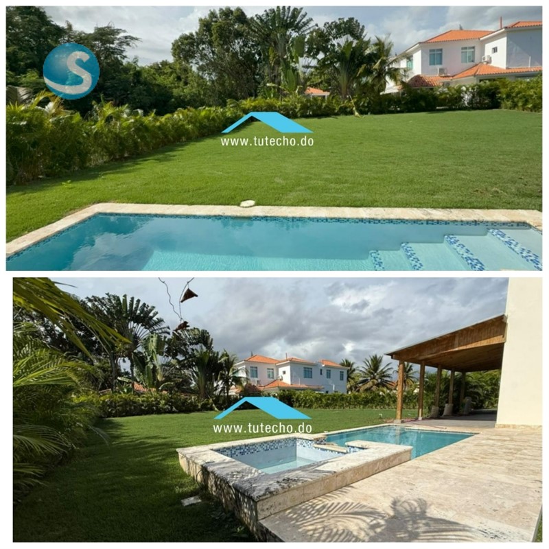 Villa moderna en Metro Country Club, Juan Dolio, con amplio solar en República Dominicana
