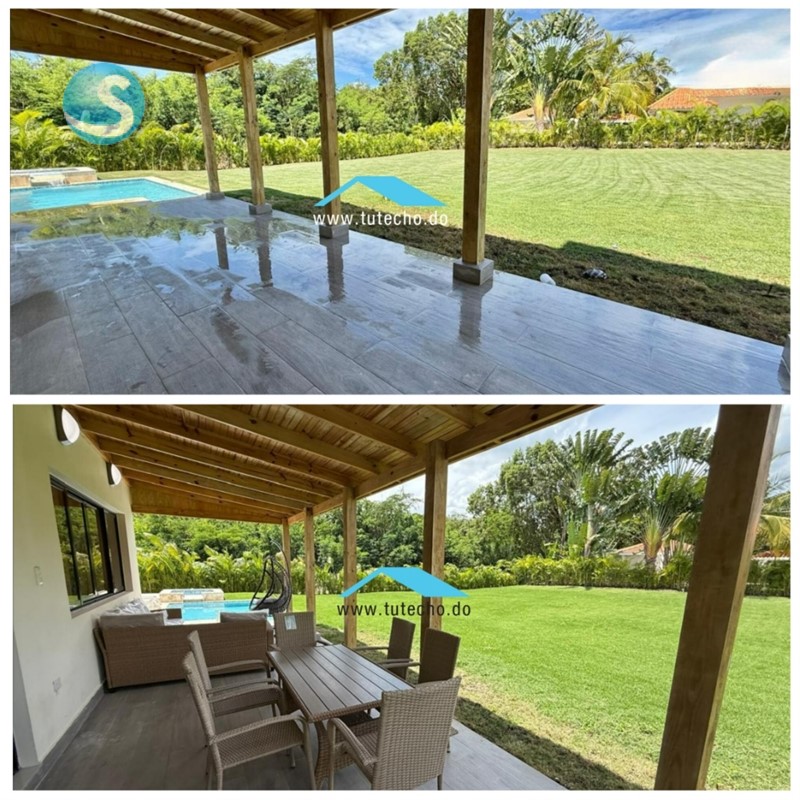 Villa moderna en Metro Country Club, Juan Dolio, con amplio solar en República Dominicana