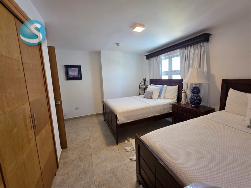 Apartamento amueblado en primera línea de playa, Marbella Juan Dolio en República Dominicana