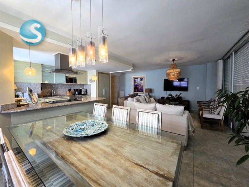 Apartamento amueblado en primera línea de playa, Marbella Juan Dolio en República Dominicana