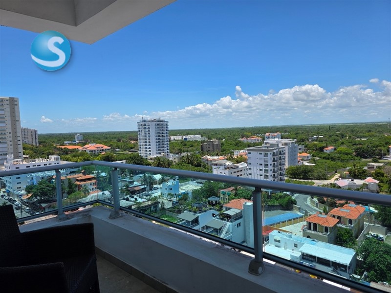 Apartamento amueblado en primera línea de playa, Marbella Juan Dolio en República Dominicana