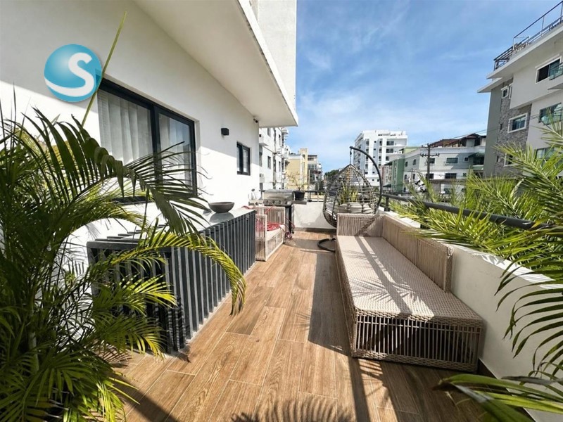 Apartamento en venta con terraza en El Millón en República Dominicana