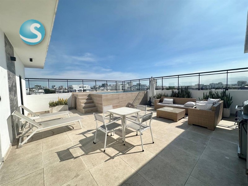 Apartamento en venta con terraza en El Millón en República Dominicana