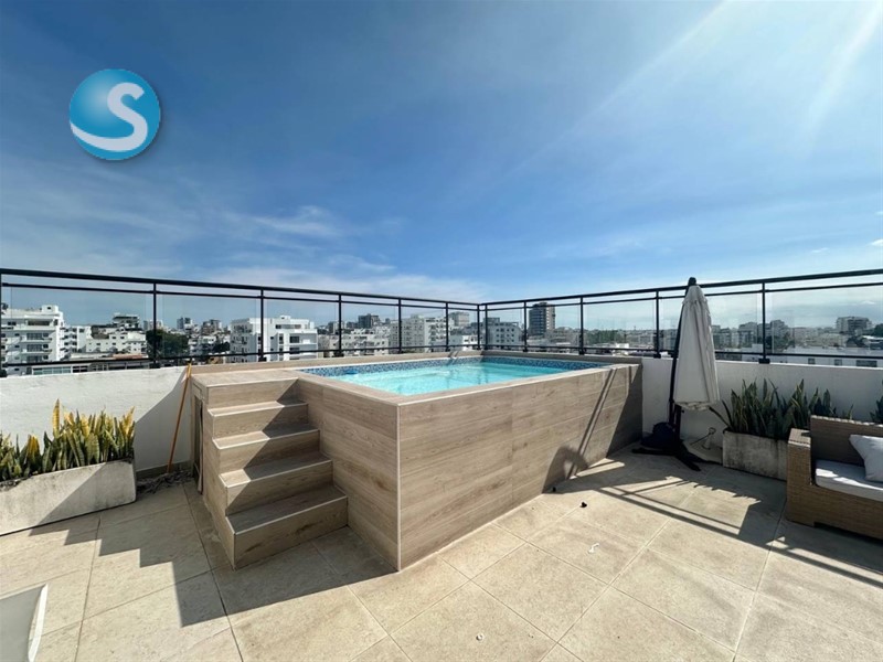 Apartamento en venta con terraza en El Millón en República Dominicana
