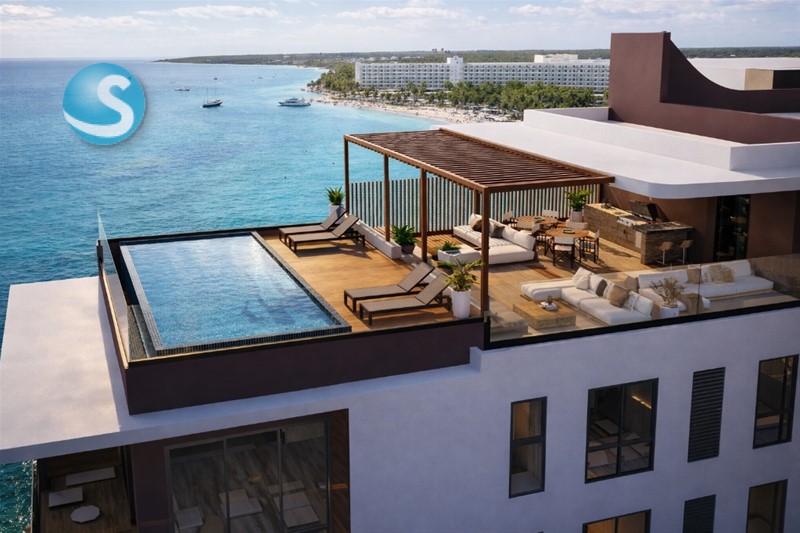 Apartamento en Venta Frente al Mar en Boca Chica en República Dominicana