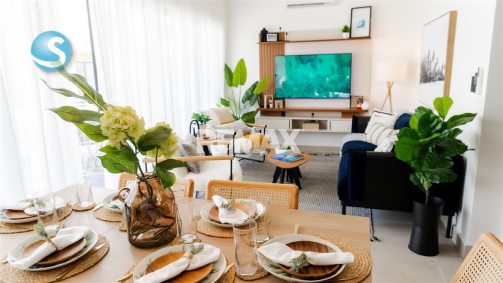 Apartamento amueblado de 2 habitaciones en Vista Cana en República Dominicana
