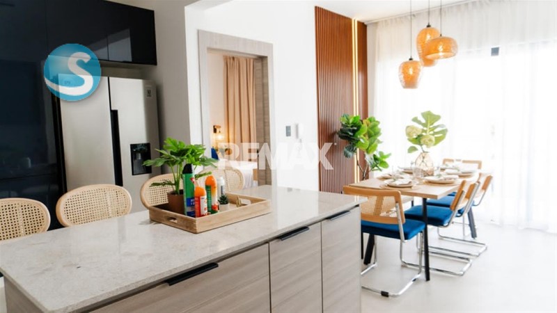 Apartamento amueblado de 2 habitaciones en Vista Cana en República Dominicana