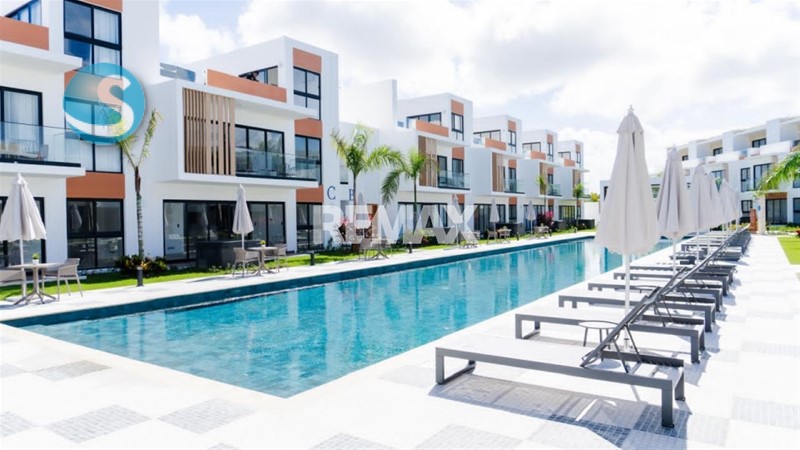Apartamento amueblado de 2 habitaciones en Vista Cana en República Dominicana