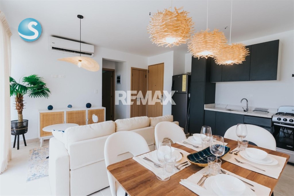 Apartamento amueblado en venta con terraza y jacuzzi en Vista Cana en República Dominicana