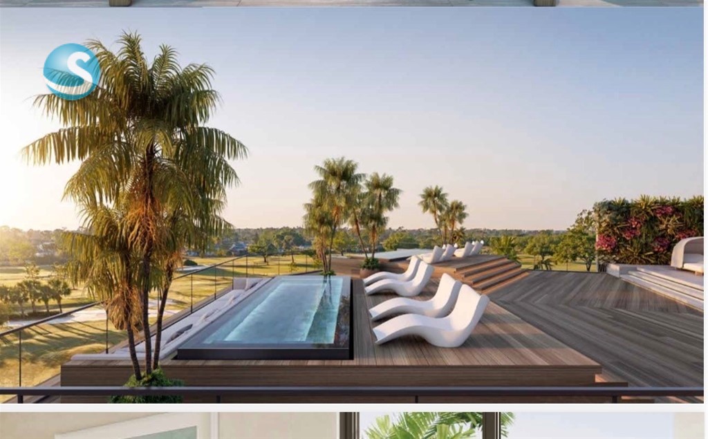Apartamento de lujo en Cap Cana frente al campo de golf en República Dominicana