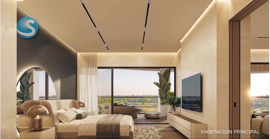 Apartamento de lujo en Cap Cana frente al campo de golf en República Dominicana