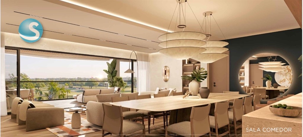 Apartamento de lujo en Cap Cana frente al campo de golf en República Dominicana
