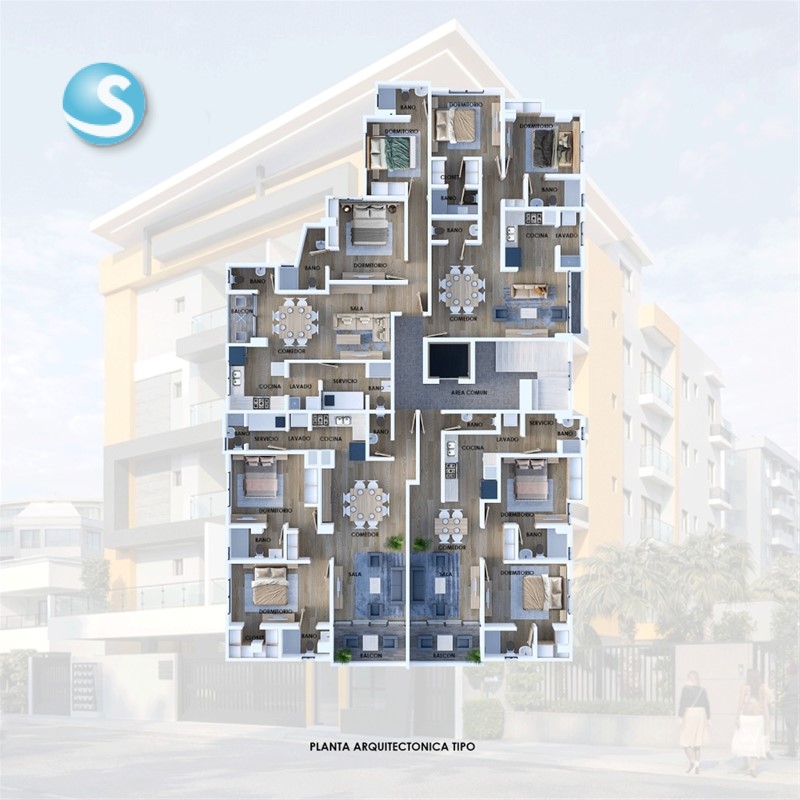 Apartamento moderno en venta en sector Honduras, Santo Domingo en República Dominicana