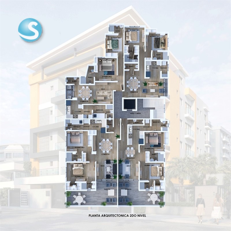 Apartamento moderno en venta en sector Honduras, Santo Domingo en República Dominicana