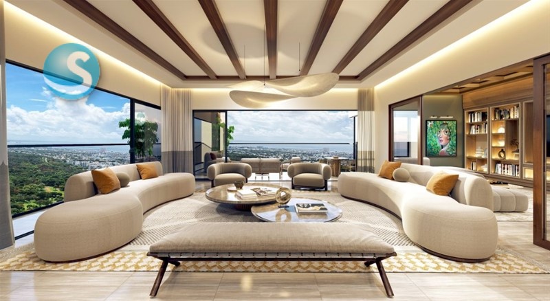 Apartamento exclusivo con vista al mar en Los Cacicazgos en República Dominicana