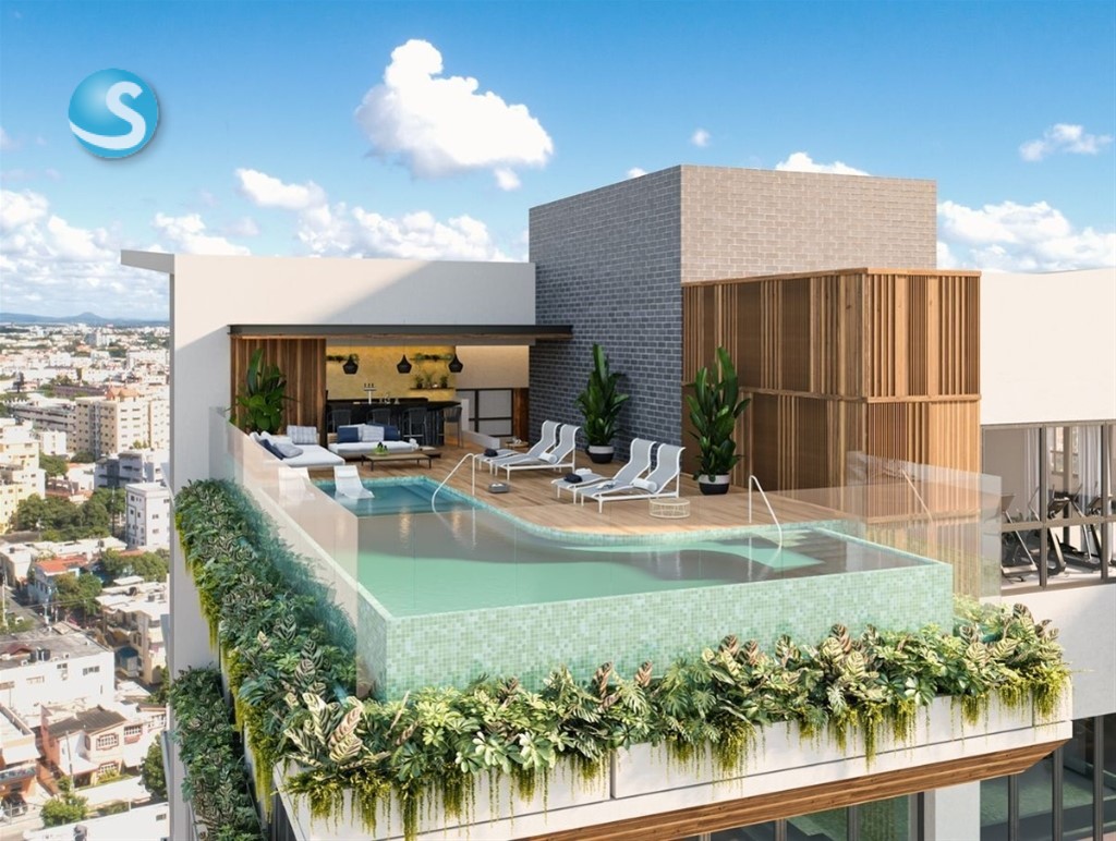 Apartamentos modernos en Los Cacicazgos, con terraza y parqueos