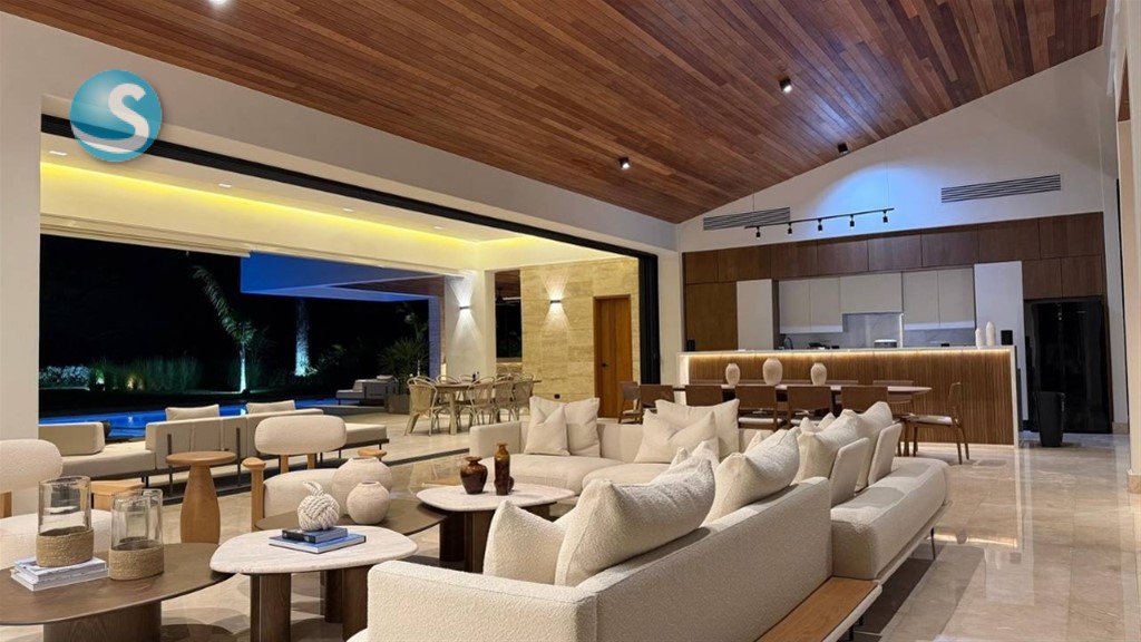 Villa de lujo con paneles solares en Casa de Campo en República Dominicana