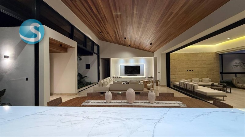 Villa de lujo con paneles solares en Casa de Campo en República Dominicana