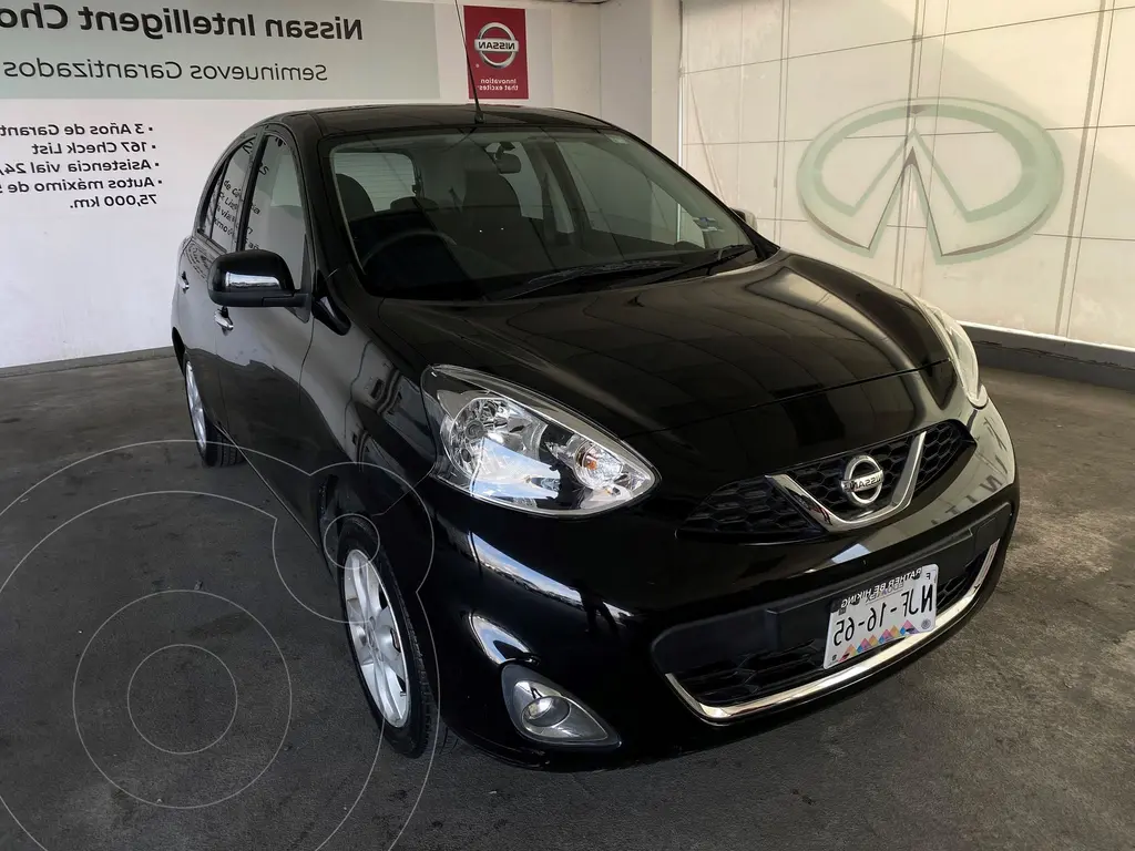 Nissan March 2017 Modelo 1.2L Gasolina Negro en República Dominicana
