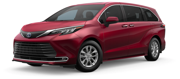 Toyota Sienna XLE 2023 Minivan Rojo Vino
