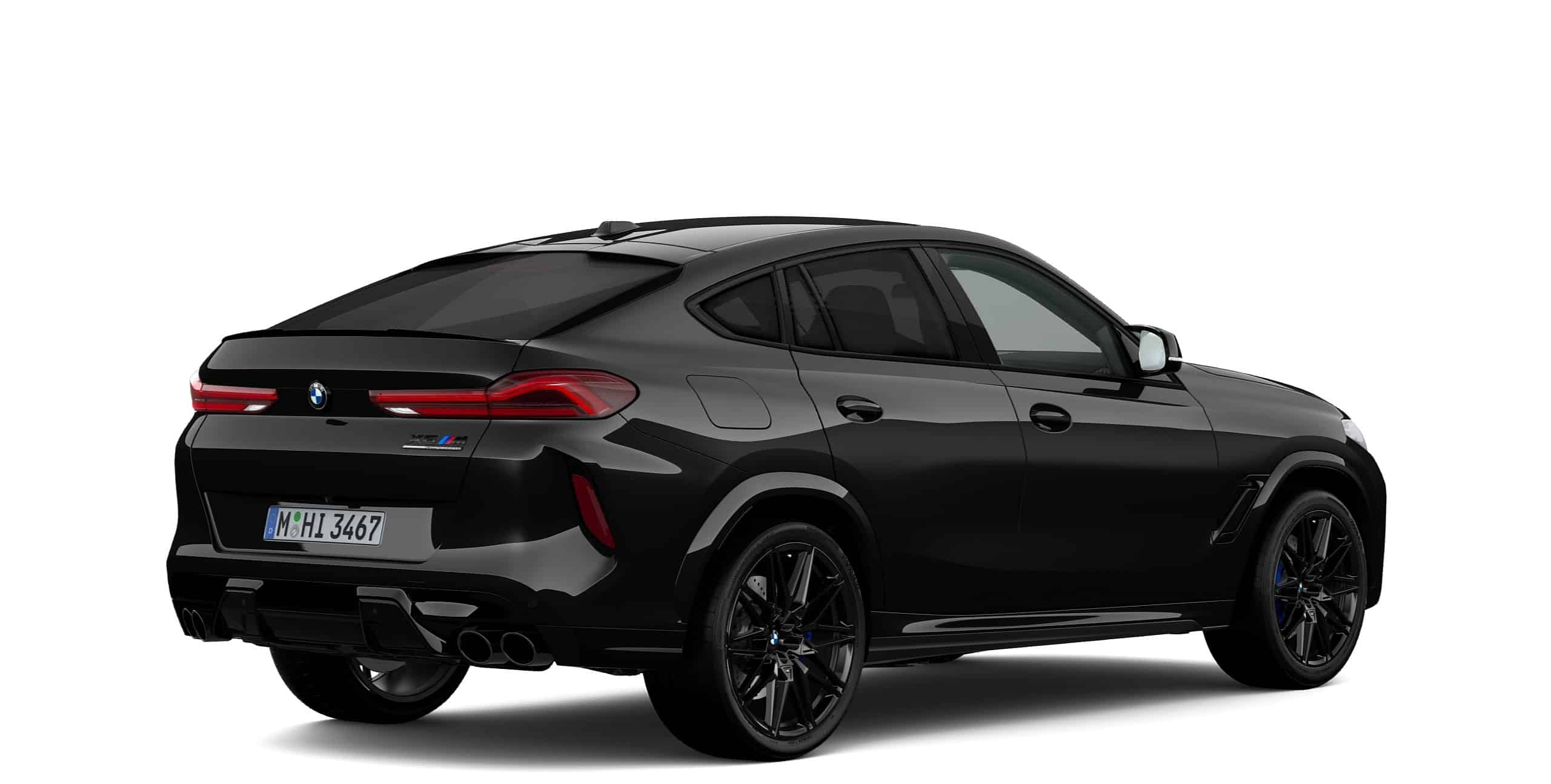 BMW X6 M Competition 2024 SUV Negro Rojo