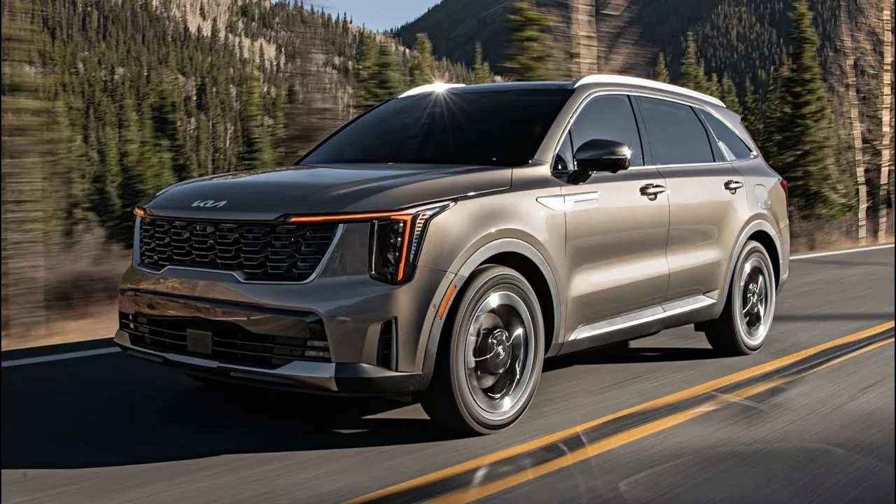 Kia Sorento Luxury 2025 SUV verde mineral en República Dominicana