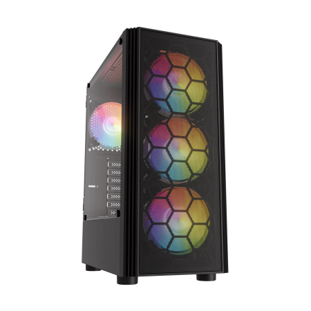 NSX Raptor Carcasa PSU 550W 80 ARGB